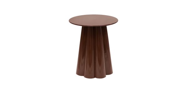 Kick side table Ida - M - Brown