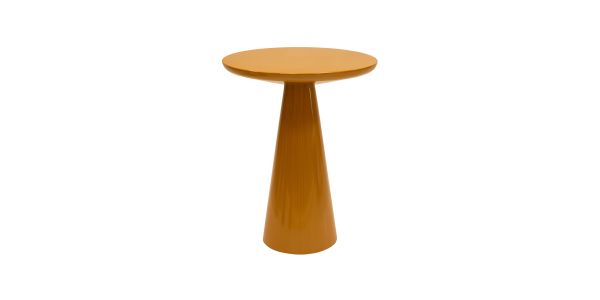Kick side table Lea - Ochre yellow