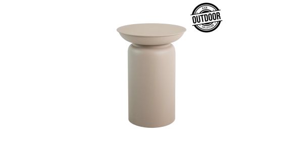 Kick side table Riv - Beige