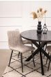 Kick dining chair Sem - Dark Grey