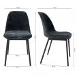 Kick Dining Chair Lana - Blue