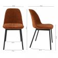 Kick Dining Chair Lana - Orange