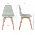 Kick dining chair Yuna - Pistachio