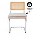 Kick tubular frame chair Kai - Champagne