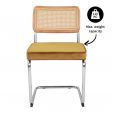 Kick tubular frame chair Kai - Gold