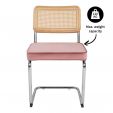 Kick tubular frame chair Kai - Pink