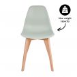 Kick dining chair Yuna - Pistachio