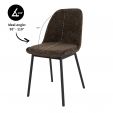 Kick Dining Chair Lana - Brown