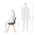 Kick dining chair Yuna - Dark Grey