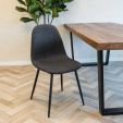 Set of 2 Kick Dining Chair Noor - Black