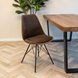 Kick Velvet Bucket Chair - Coffee - Coffee brown