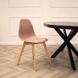 Kick dining chair Yuna - Pink