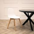 Kick dining chair Yuna - White