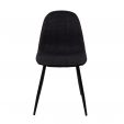 Set of 2 Kick Dining Chair Noor - Black