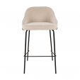 Kick Bar stool Sepp - Bouclé - Beige