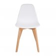 Kick dining chair Yuna - White