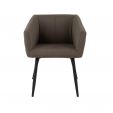 Kick dining chair Liv Bouclé - Brown