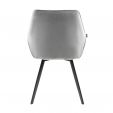 KICK KARL Velvet Dining Chair - Grey