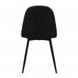 Set of 2 Kick Dining Chair Noor - Black