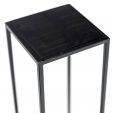Kick action set of 3 plant stands - Black