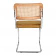 Kick tubular frame chair Kai - Gold