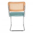 Kick tubular frame chair Kai - Mint Green