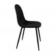Set of 2 Kick Dining Chair Noor - Black