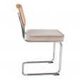 Kick tubular frame chair Kai - Champagne