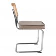 Kick tubular frame chair Kai - Taupe