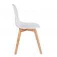 Kick dining chair Yuna - White