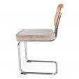 Kick tubular frame chair Kai - Champagne