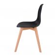 Kick dining chair Yuna - Black