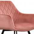 KICK KARL Velvet Dining Chair - Pink