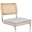 Kick tubular frame chair Kai - Champagne