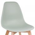 Kick dining chair Yuna - Pistachio