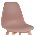 Kick dining chair Yuna - Pink