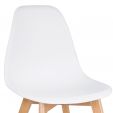 Kick dining chair Yuna - White