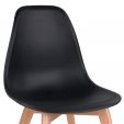 Kick dining chair Yuna - Black