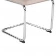 Kick tubular frame chair Kai - Champagne