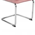 Kick tubular frame chair Kai - Pink