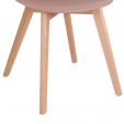 Kick dining chair Yuna - Pink