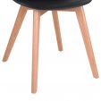 Kick dining chair Yuna - Black