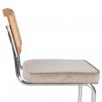 Kick tubular frame chair Kai - Champagne