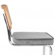 Kick tubular frame chair Kai - Grey