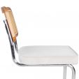 Kick tubular frame chair Kai - Ivory