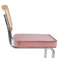 Kick tubular frame chair Kai - Pink