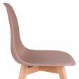 Kick dining chair Yuna - Pink