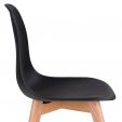 Kick dining chair Yuna - Black