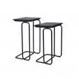 Kick Side table Noah Set of 2 - Black