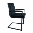 KICK JIM Armchair - Velvet - Black